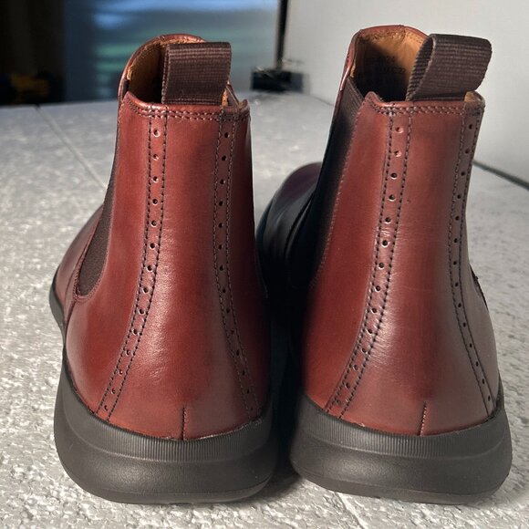 Johnston & Murphy NWOT SZ 11 Mens Brown Leather Chelsea Boot Heritage Old Money - Picture 8 of 10